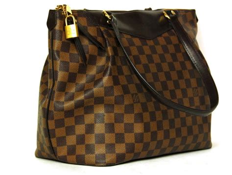 louis vuitton damier pouch|louis vuitton checkered tote bag.